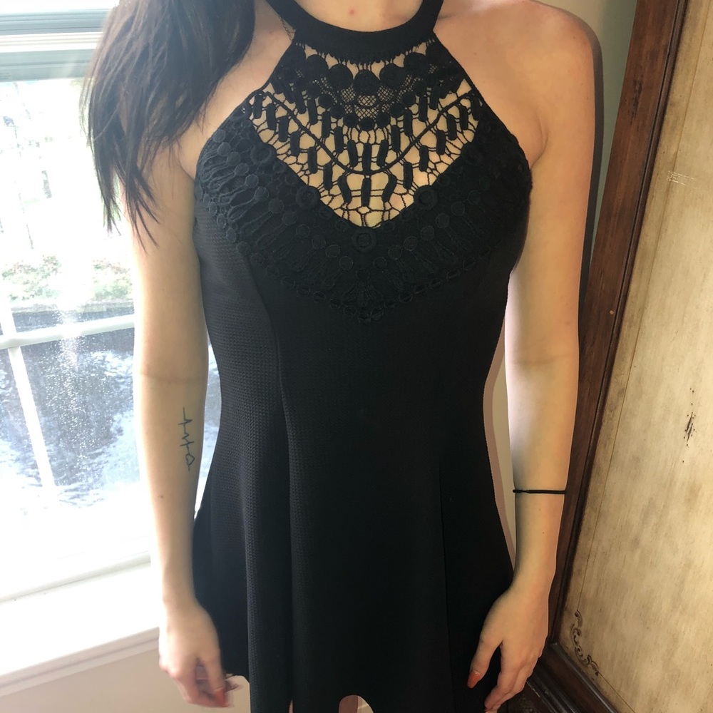 Black party dress.